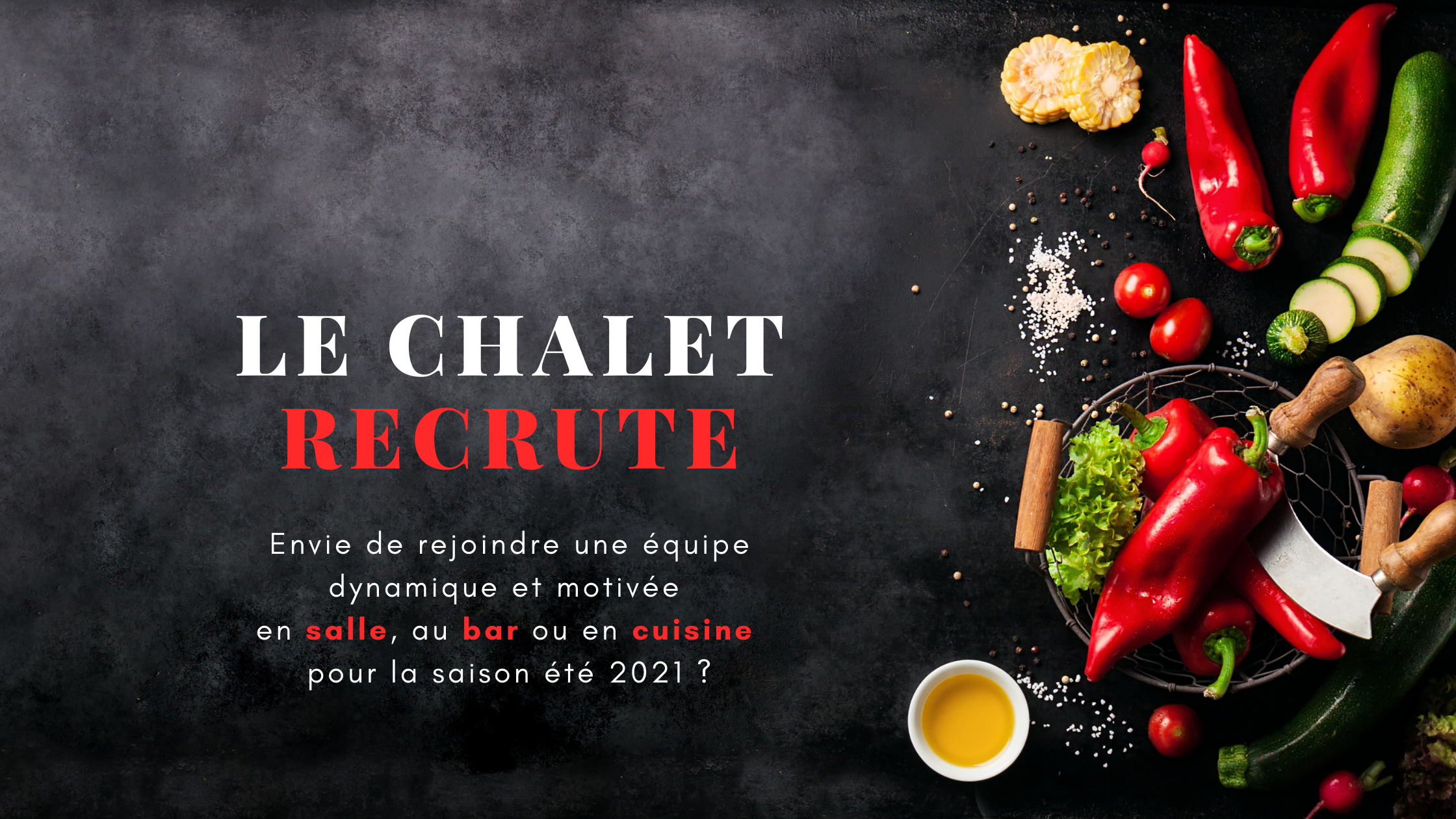 le chalet des pierres jaumâtres recrute - travail saisonnier restauration dans la Creuse été 2021